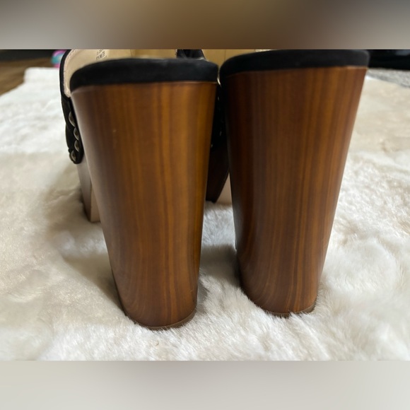 Jessica Simpson Studded Suede Mules - Picture 4 of 4